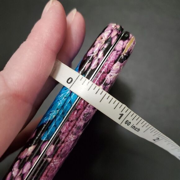 Purple and blue wallet - Picture 6 of 10